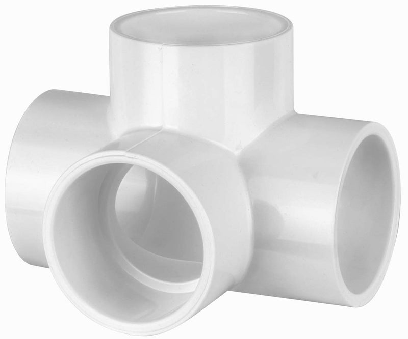 Circo PVC- 4 way L/T 2" (Furniture Grade White) - Image 1